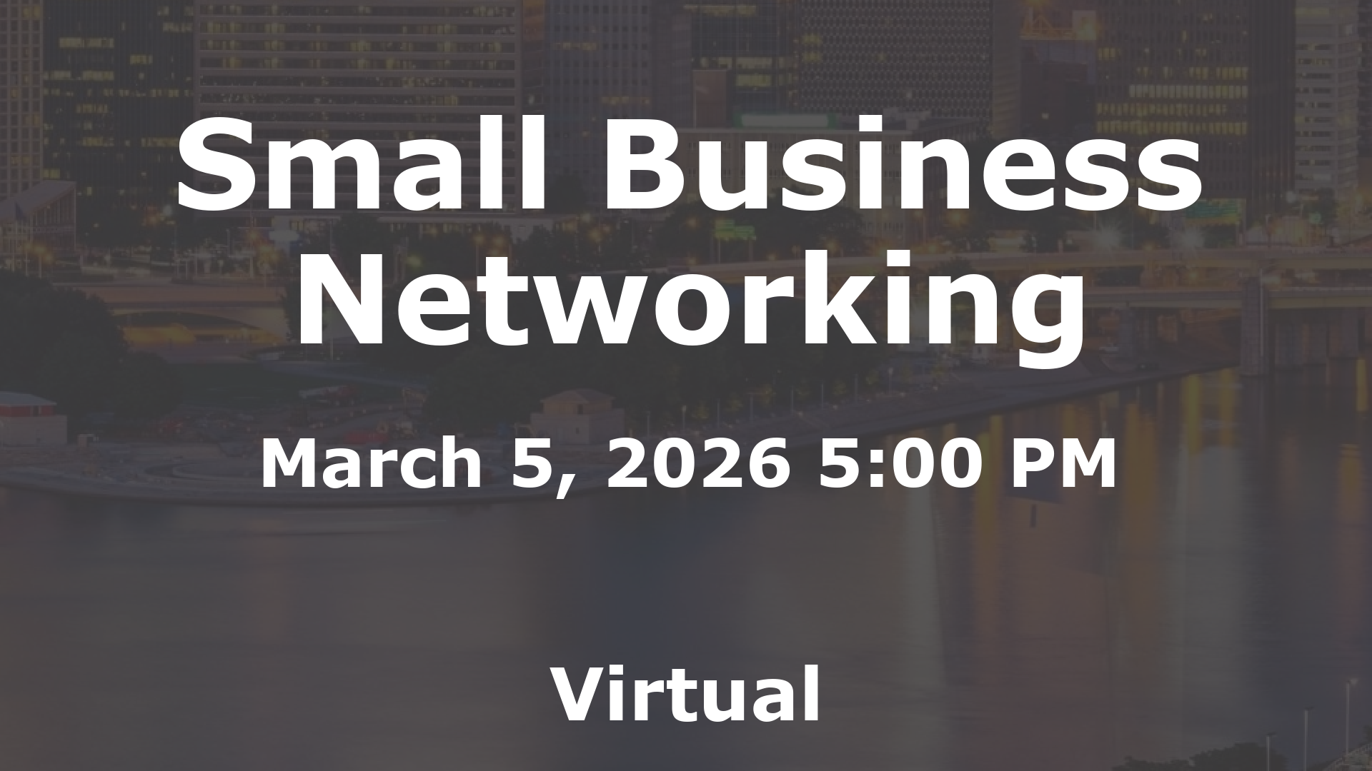 Small Business Networking event image